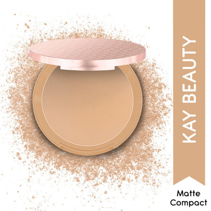 KAY BEAUTY MATTE COMPACT 130N MEDIUM 9G