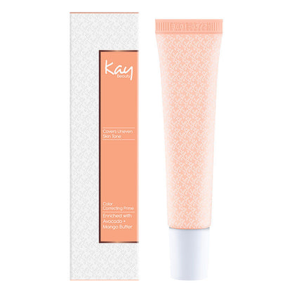 KAY BEAUTY COVERS UNEVEN SKIN TONE COLOR CORRECTING PRIMER PEACH 25ML