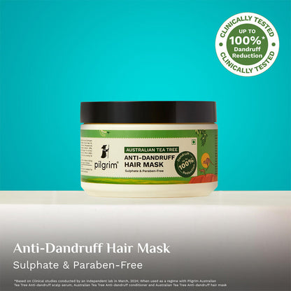 PILGRIM AUSTRALIAN TEA TREE ANTI-DANDRUFF HAIR MASK 200G