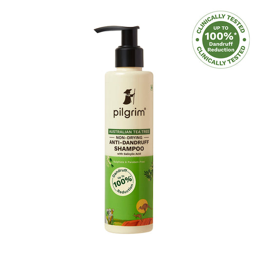 PILGRIM AUSTRALIAN TEA TREE NON-DRYING ANTI-DANDRUFF SHAMPOO 200ML