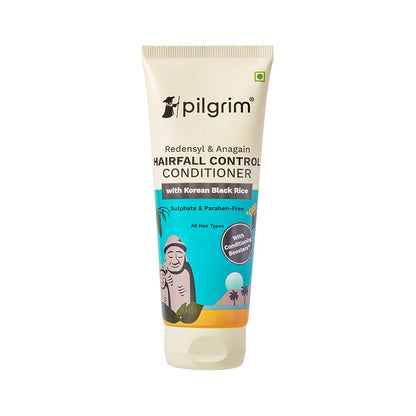 PILGRIM REDENSYL & ANAGAIN HAIRFALL CONTROL CONDITIONER WITH KOREAN BLACK RICE 200ML