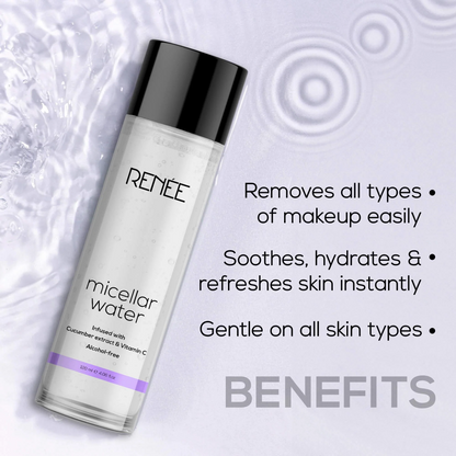 RENEE MICELLAR WATER INFUSED WITH CUCUMBER EXTRACT & VITAMIN C ALCOHOL-FREE 120ML