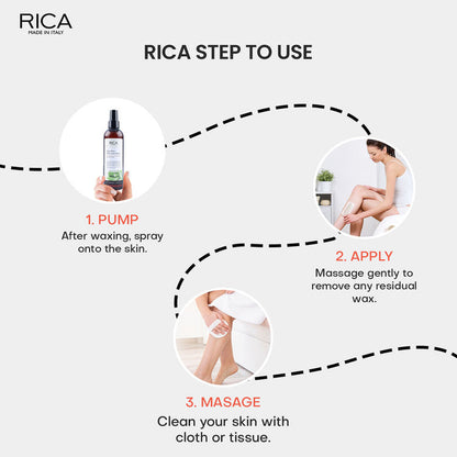 RICA AFTER WAX ALOE LOTION=250 ML