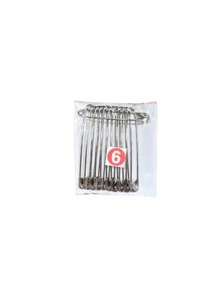 AJAY SAFETY PIN SILVER 6