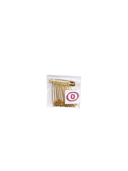 AJAY SAFETY PIN GOLDEN 0