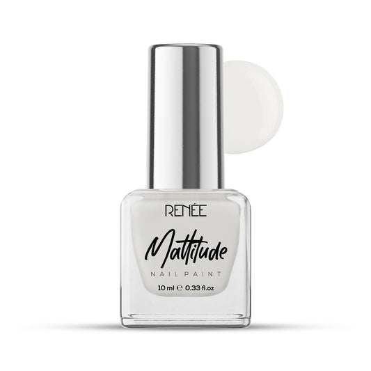 RENEE MATTITUDE NAIL PANIT CHALK WHITE 10ML