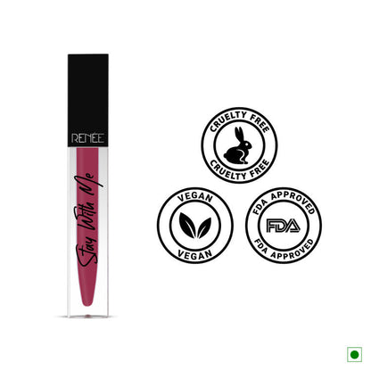 RENEE STAY WITH ME MATTE LIP COLOR DOSE OF ROSE 5ML