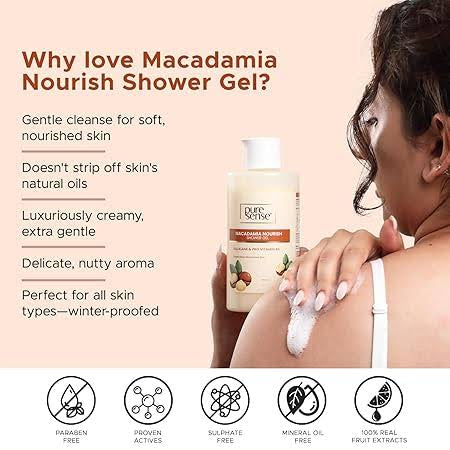 PURE SENSE MACADAMIA SHOWER GEL 310ML