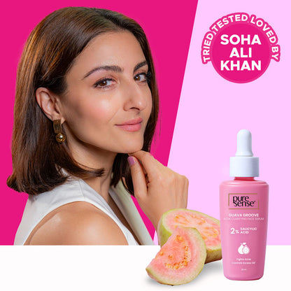 प्योर सेंस गुआवा ग्रूव एक्ने क्लेरिफाइंग फेस सीरम 2% 28ML