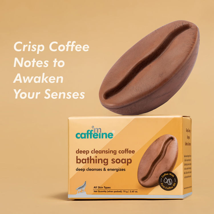 MCAFFEINE BATHING SOAP DEEP CLEANSING COFFEE 75G