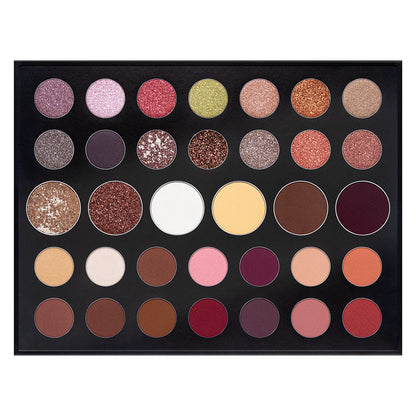 FOREVER 52 34 COLOR EYESHADOW PALETTE IEB003 70.2 GM