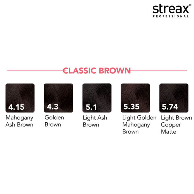 STREAX PROFESSIONAL 4.15 MAHOGANY BROWN 60 ML