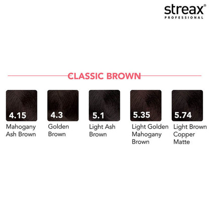 STREAX PROFESSIONAL 4.15 MAHOGANY BROWN 60 ML