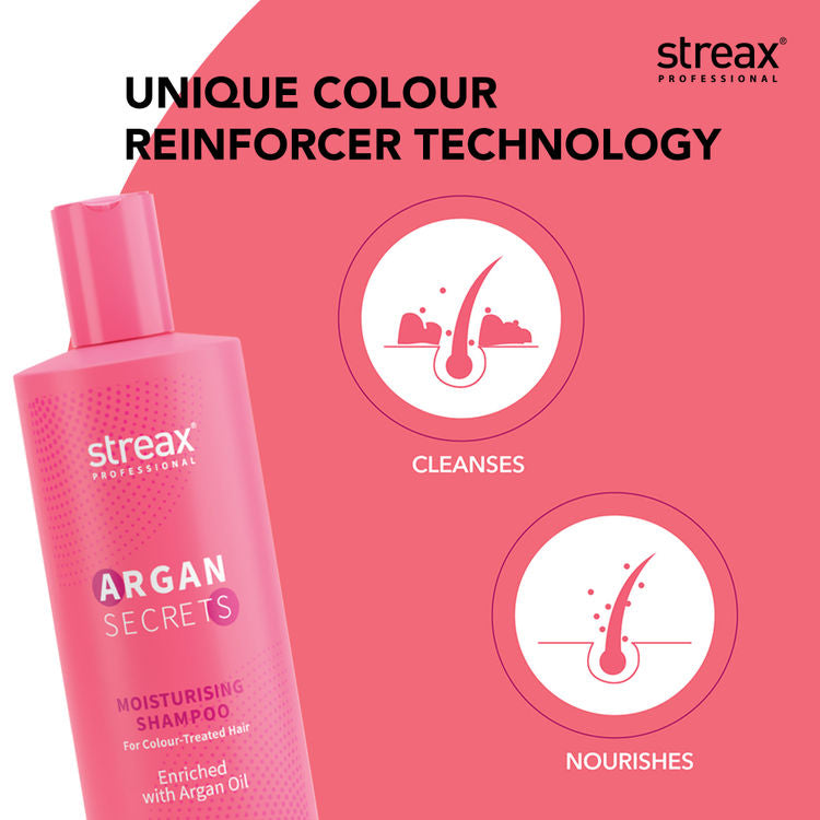 STREAX PROFESSIONAL ARGAN COLOUR SHAMPOO 300 ML