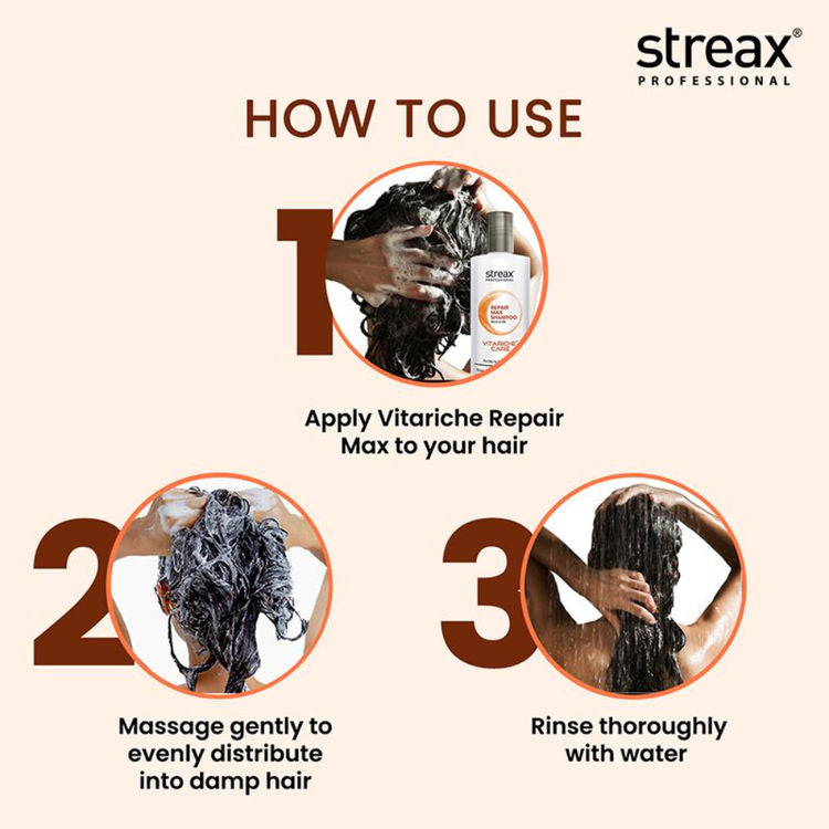 STREAX PROFESSIONAL REPAIR MAX SHAMPOO 250 ML