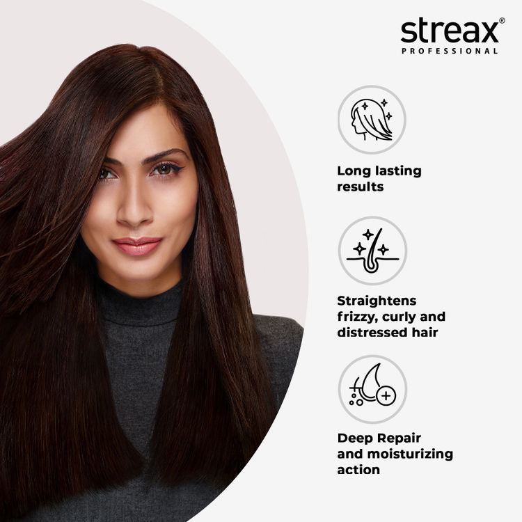 STREAX PROFESSIONAL HAIR STRAIGHTENER MILD 80 ML (T)