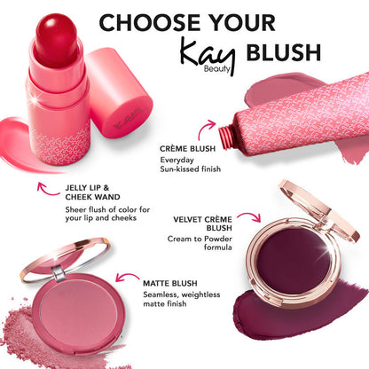 KAY BEAUTY JELLY BLUSH WAND BERRY BURST