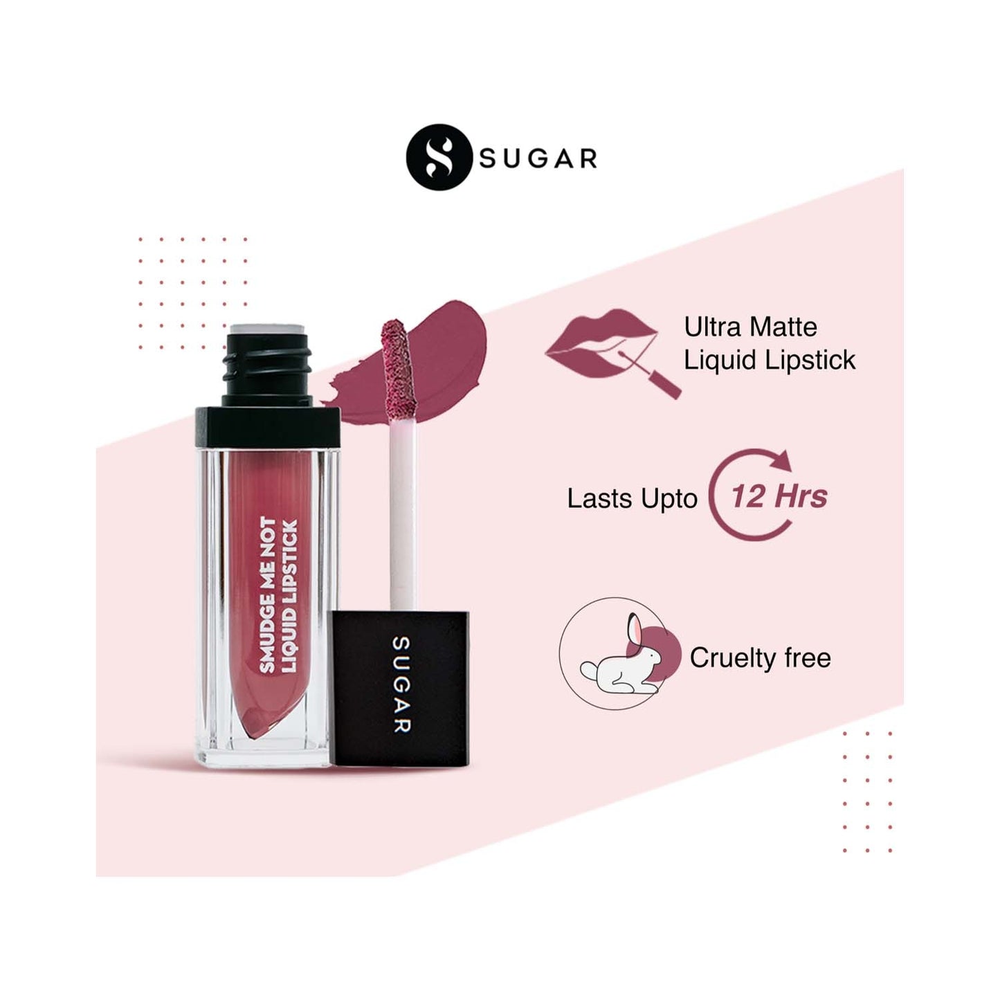 SUGAR LIQUID LIPSTICK SMN 09 SUAVE MAUVE 4.5 ML