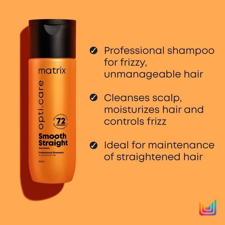 MATRIX OPTI CARE SMOOTH STRAIGHT SHAMPOO 200 ML