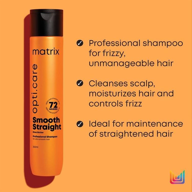 MATRIX OPTI CARE SMOOTH STRAIGHT SHAMPOO 350 ML