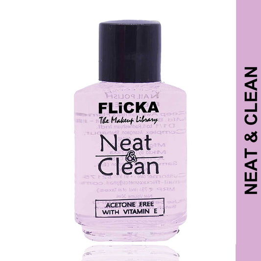 FLICKA NEAT AND CLEAN NAIL POLISH REMOVER 30ML