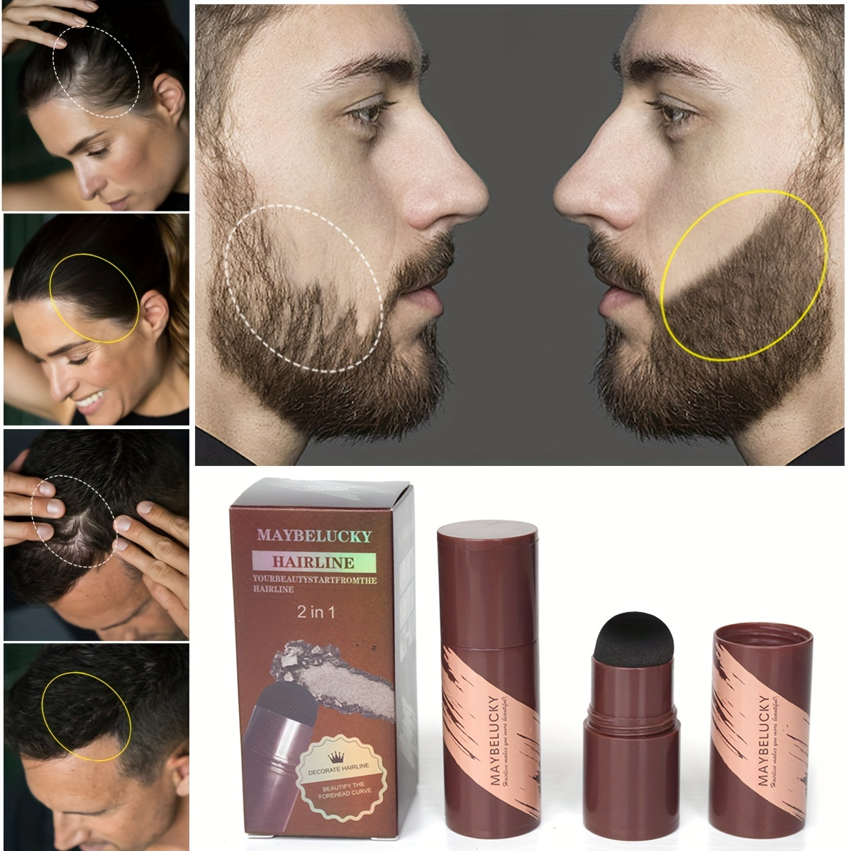 मेबेलकी हेयरलाइन 2 इन 1 ब्लैक