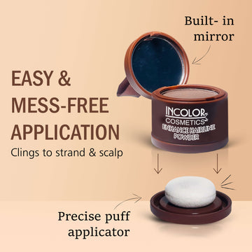 INCOLOR COSMETICS ENHANCE HAIRLINE POWDER 04 DARK BROWN 4G