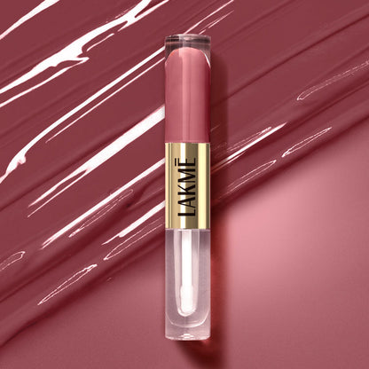 LAKME 9TO5 LIQUID LIPSTICK MATTE TO GLASS MR 03 VINTAGE RED 7.6ML