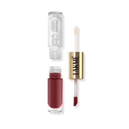 लक्मे 9TO5 लिक्विड लिपस्टिक मैट टू ग्लास MR 04 रोज़