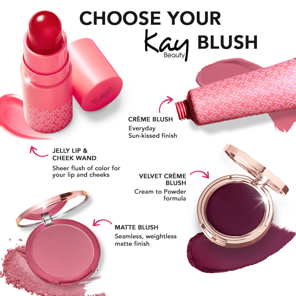 KAY BEAUTY JELLY BLUSH WAND ORANGE POPSIDE