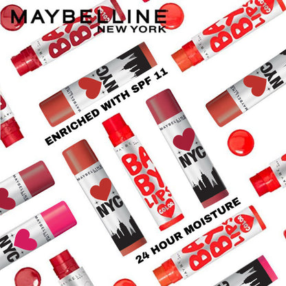 MAYBELLINE BABY LIP ALIA LOVE BROADWAY RED 4G