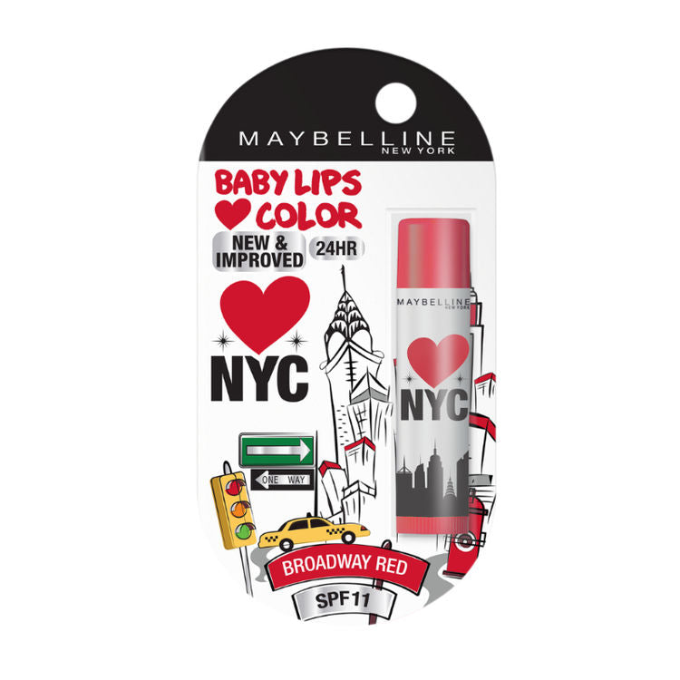 MAYBELLINE BABY LIP ALIA LOVE BROADWAY RED 4G