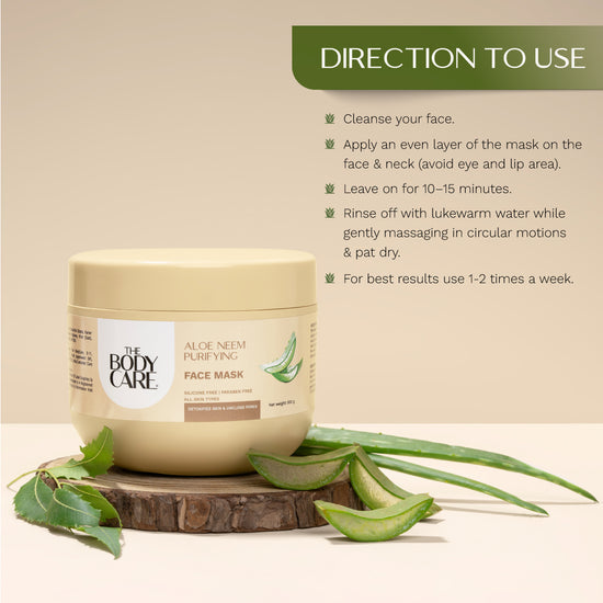 बॉडी केयर एलो नीम प्यूरीफाइंग फेस मास्क 500 ग्राम