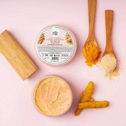 THE BODY CARE HALDI CHANDAN POLISHING & BRIGHTING SCRUB 500G