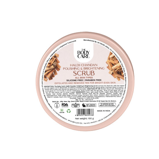 THE BODY CARE HALDI CHANDAN POLISHING & BRIGHTING SCRUB 500G