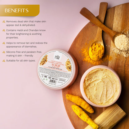 THE BODY CARE HALDI CHANDAN POLISHING & BRIGHTING SCRUB 500G