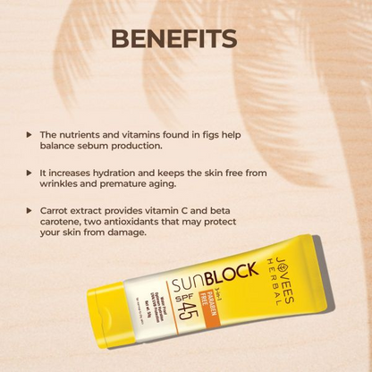 JOVEES SPF 45 SUNSCREEN 100 G