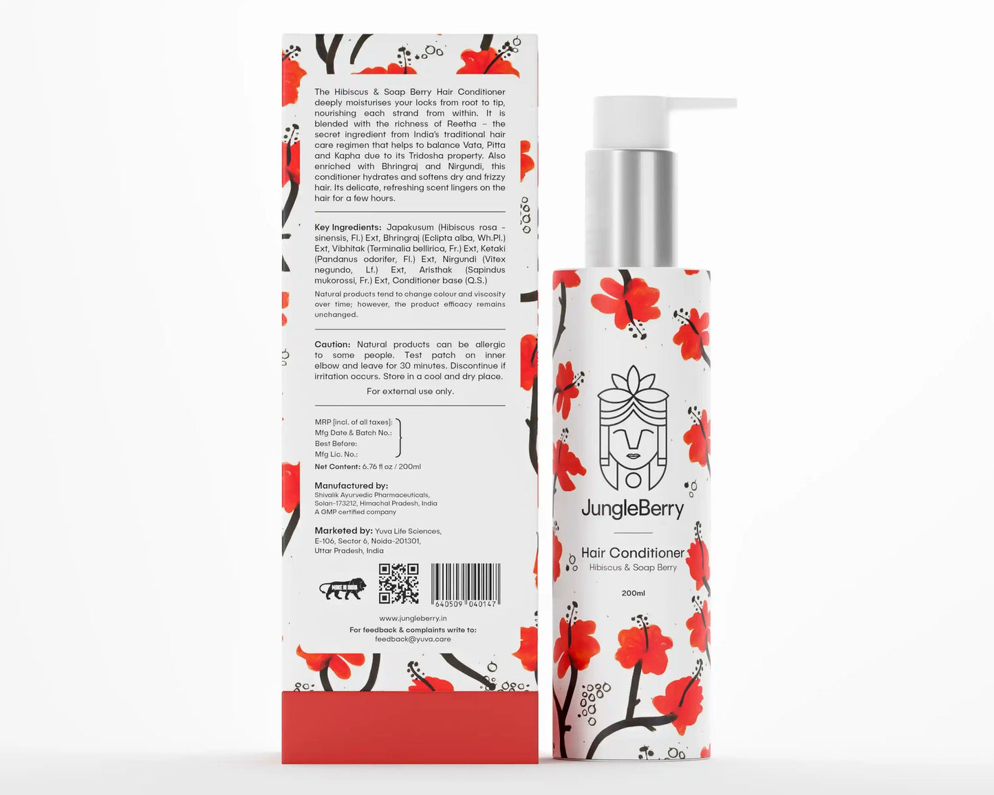 जंगल बेरी हेयर कंडीशनर हिबिस्कस और सोप बेरी 200ML