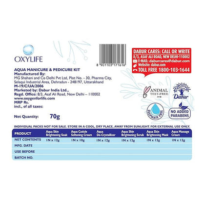 ऑक्सीलाइफ एक्वा मेनीक्योर और पेडीक्योर किट