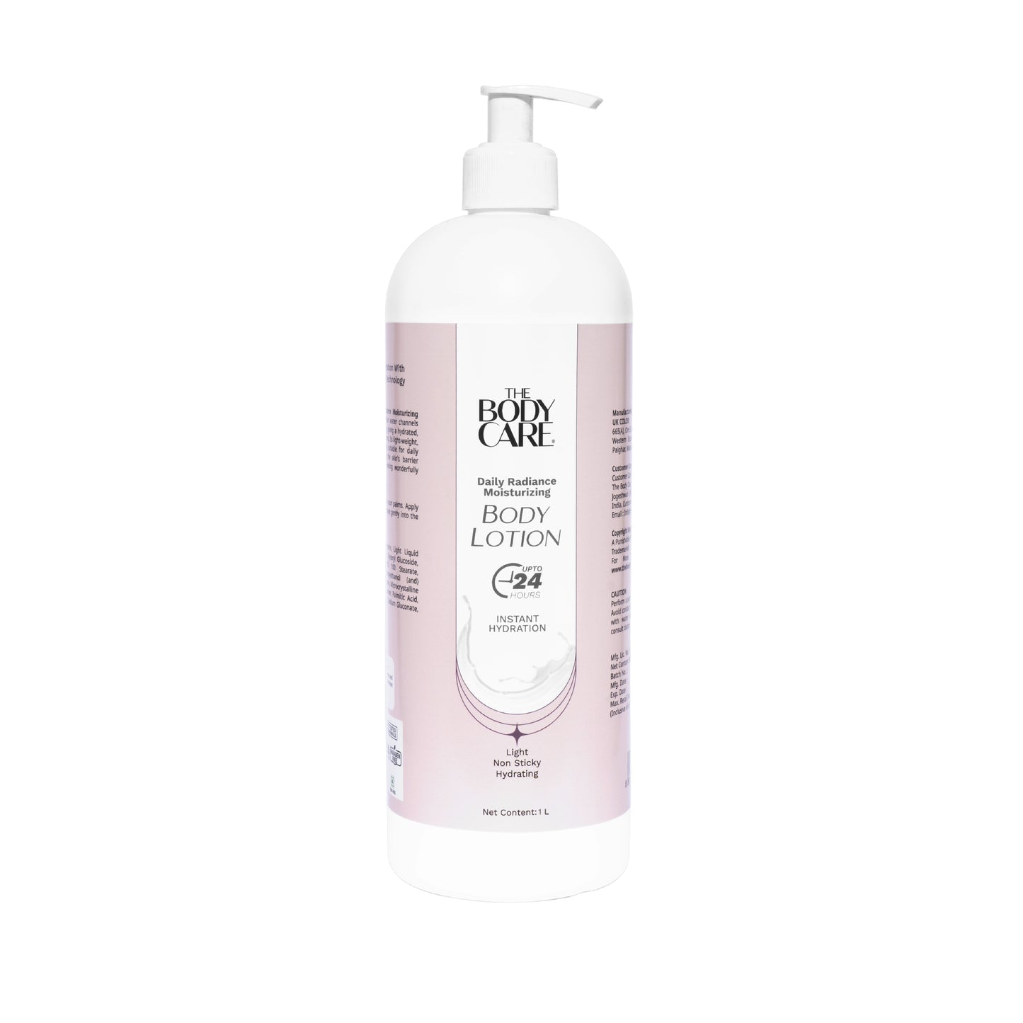 बॉडी केयर डेली रेडियंस मॉइस्चराइजिंग बॉडी लोशन 24 घंटे तक 300 एमएल