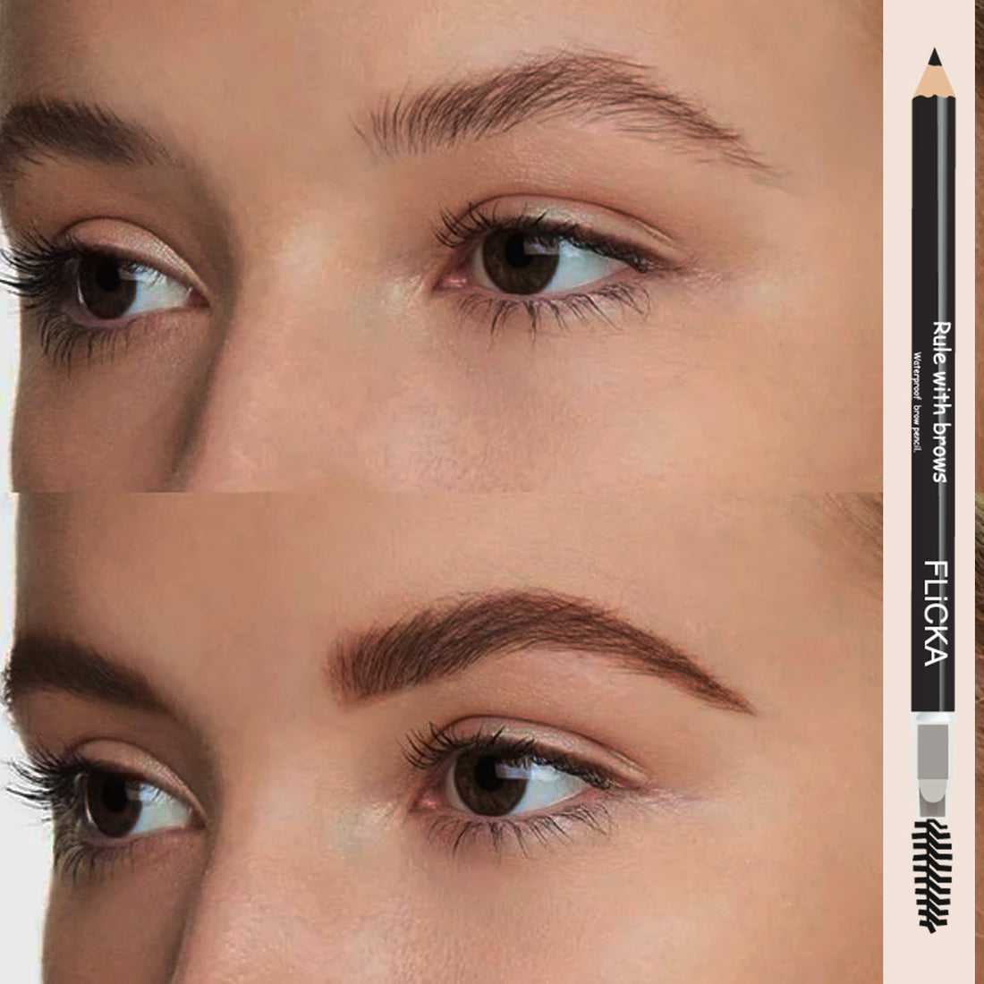 FLICKA EYE BROW PENCIL BLACK