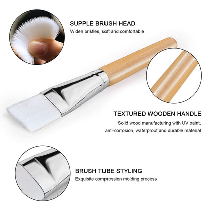 पैक ब्रश लकड़ी