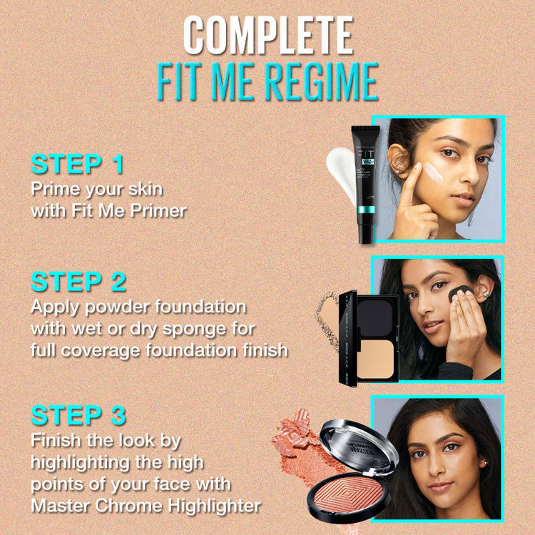 MAYBELLINE COMPACT FITME POWDER FOUNDATION 110