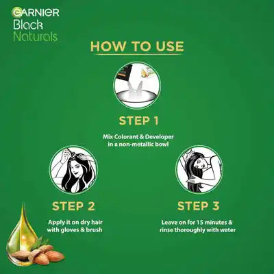 GARNIER BLACK NATURALS 1.0 DEEP BLACK 20 G