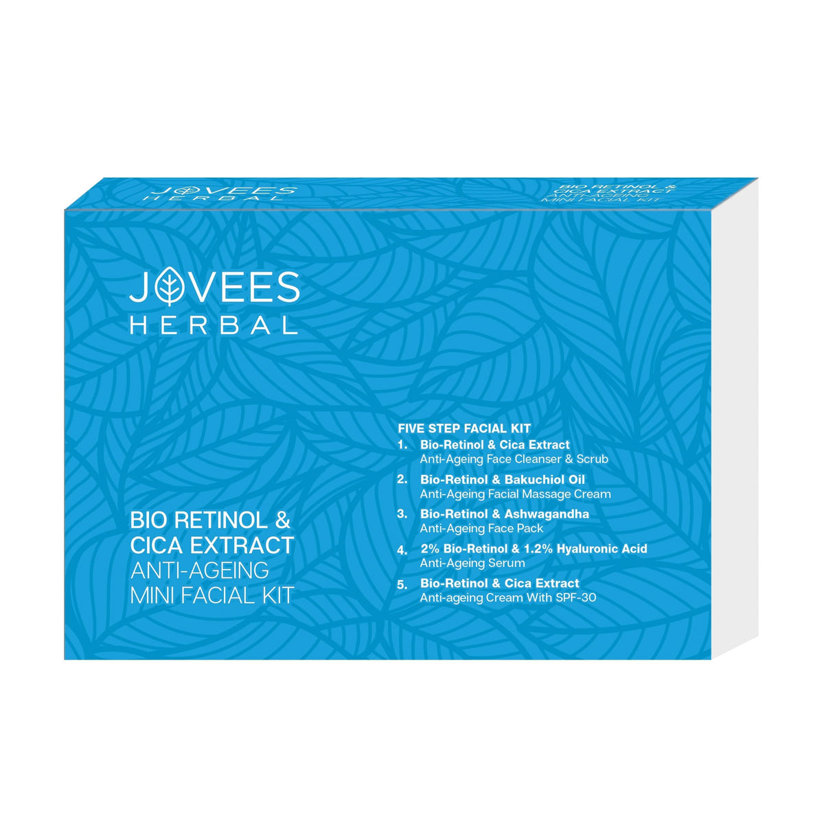 JOVEES HERBAL BIO RETINOL AND CICA EXTRACT ANTI-AGEING MINI FACIAL KIT