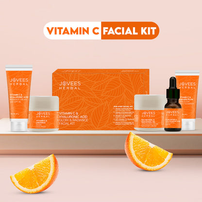 JOVEES HERBAL FACIAL KIT VITAMIN C HYALURONIC ACID 7STEPS