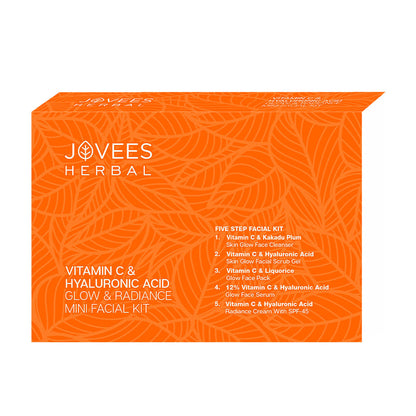 JOVEES HERBAL MINI FACIAL KIT VITAMIN C AND HYALURONIC ACID 5 STEPS