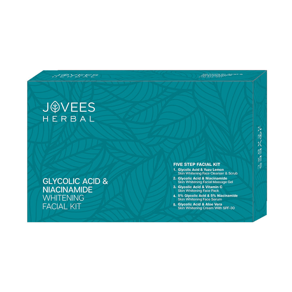 JOVEES GLYCOLIC ACID & NIACINAMIDE WHITENING FACIAL KIT 250G