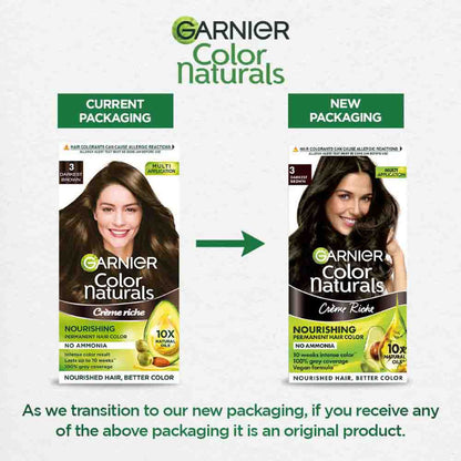 GARNIER COLOR NATURALS 3 DARK BROWN BOX