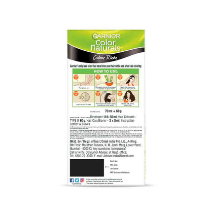 GARNIER COLOR NATURALS 3 DARK BROWN BOX